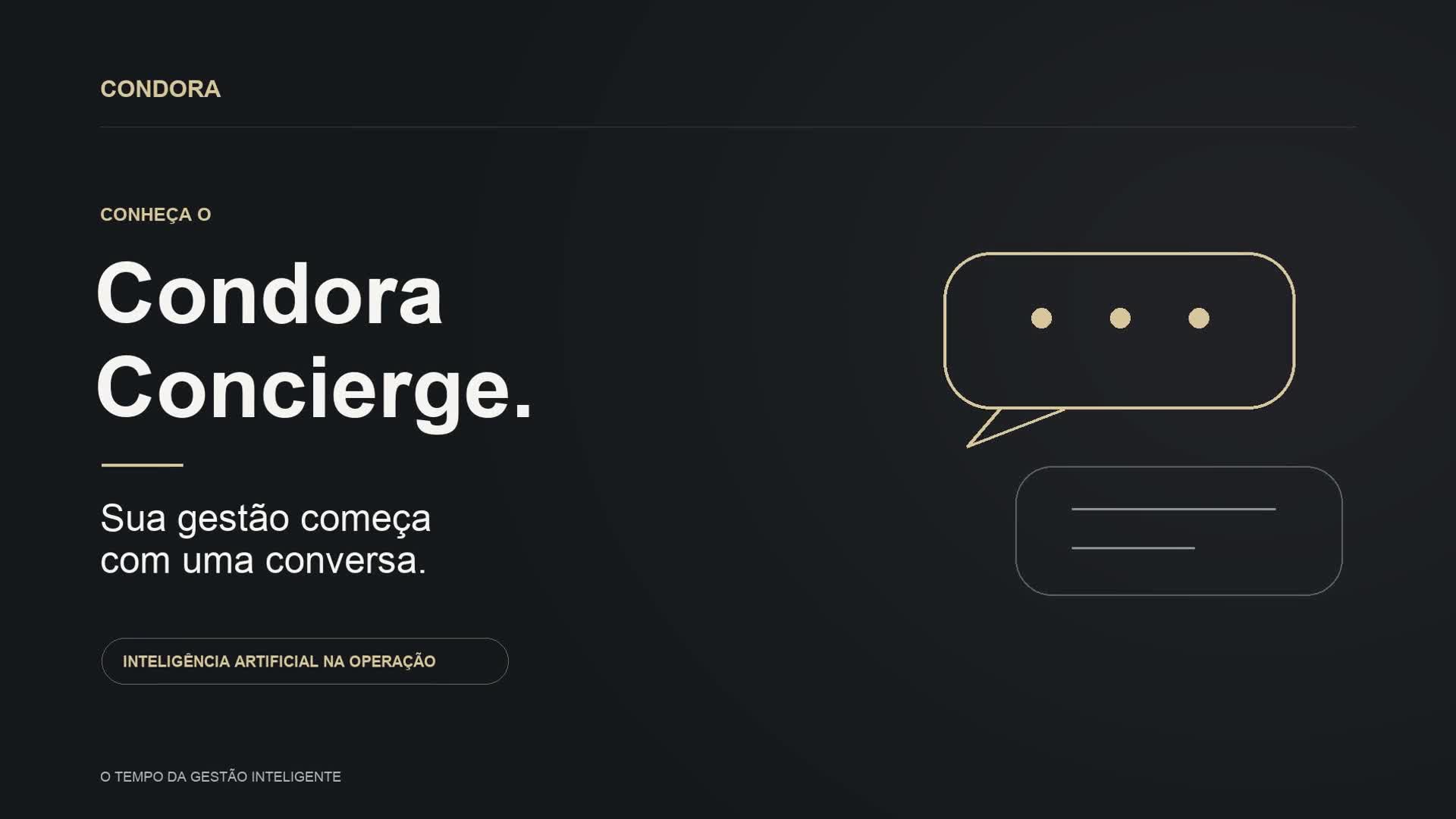 Demonstração do Condora Concierge na plataforma